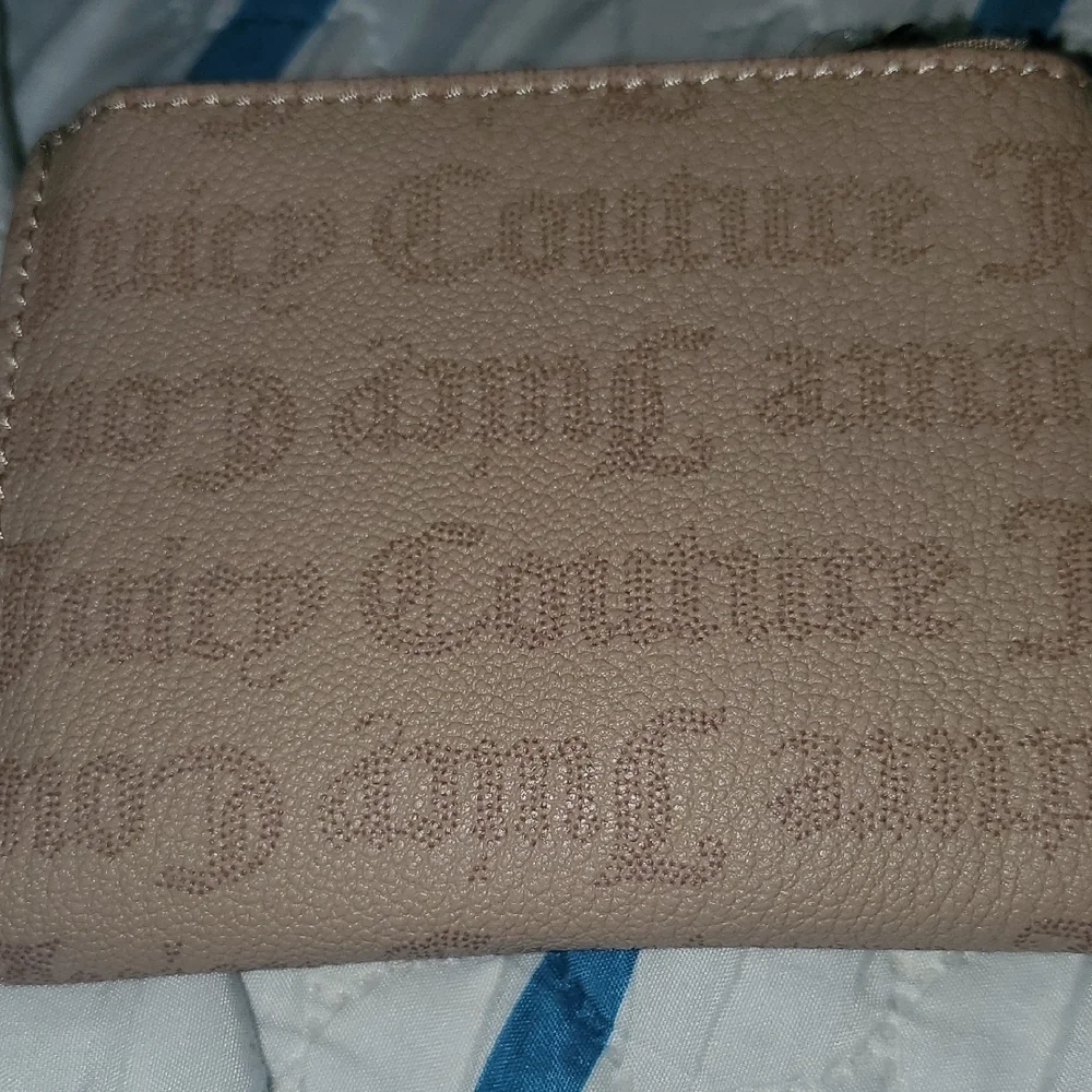 NWT Juicy Couture Beige Logo Wallet